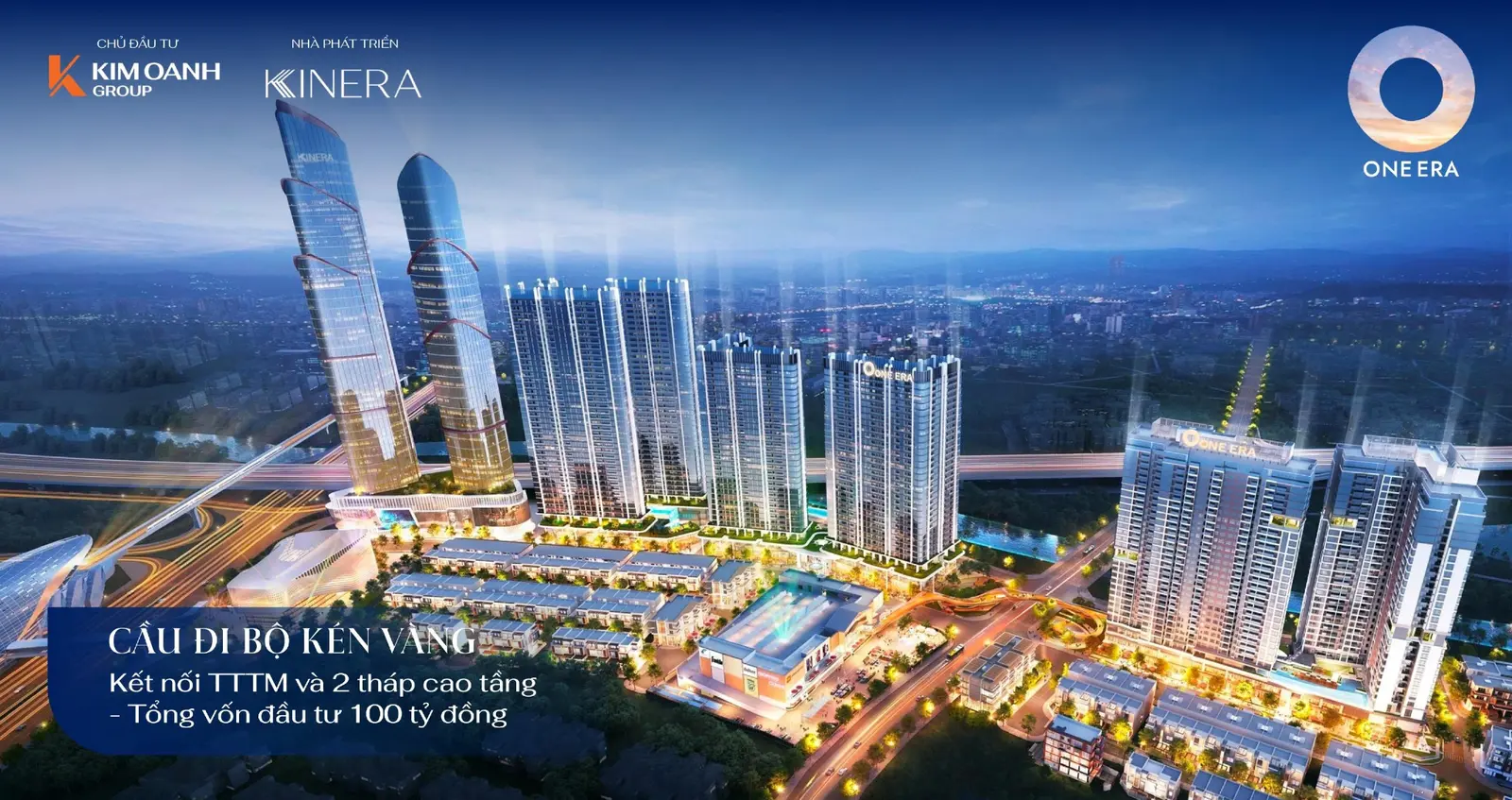 Cầu đi bộ Kén Vàng One Era