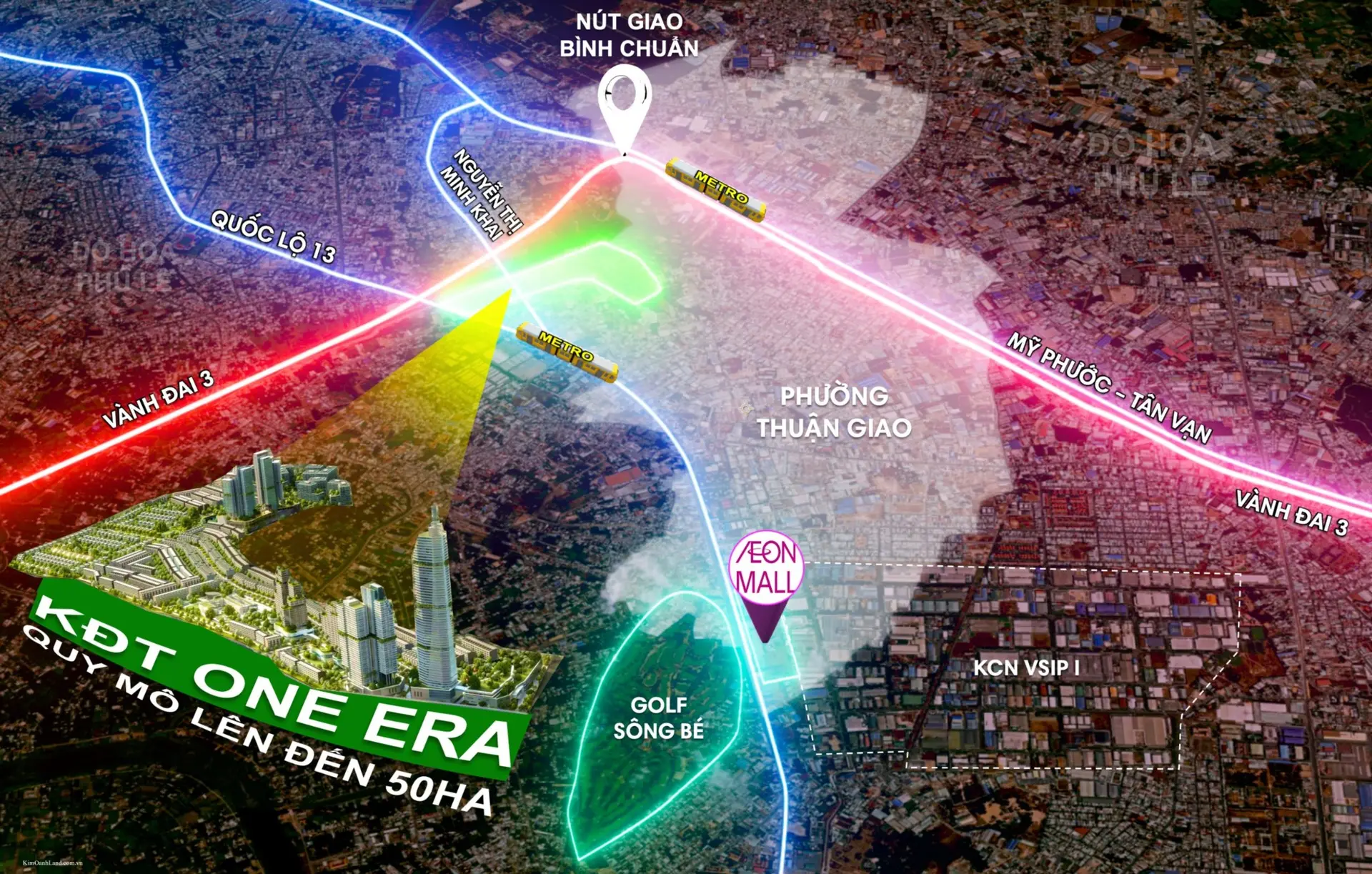 Bản đồ vị trí One Era Kinera